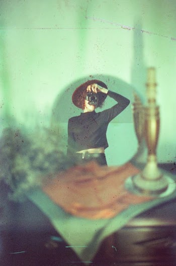 Vintage Photograph of Woman in Mirror  · Free Stock Photo