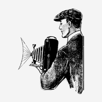 Vintage photographer hand drawn illustration. | Free Photo - rawpixel