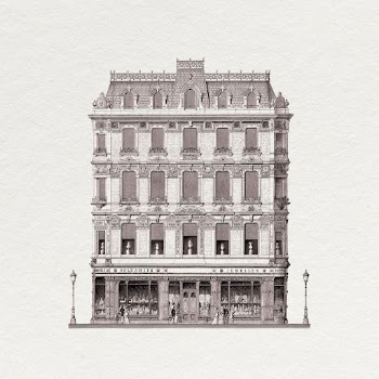 Vintage Piccadilly building clipart, European | Free Photo - rawpixel