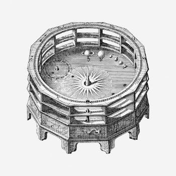 Vintage planetarium hand drawn illustration. | Free Photo - rawpixel