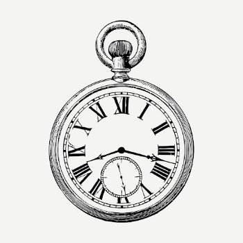 Vintage pocket watch clipart psd. | Free PSD Illustration - rawpixel