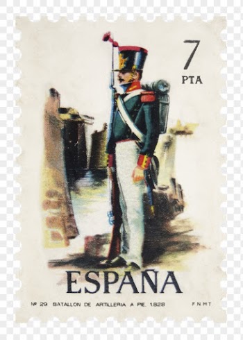 Vintage postage stamp png from Spain, | Free PNG - rawpixel