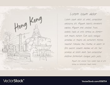Vintage postcard vector image
