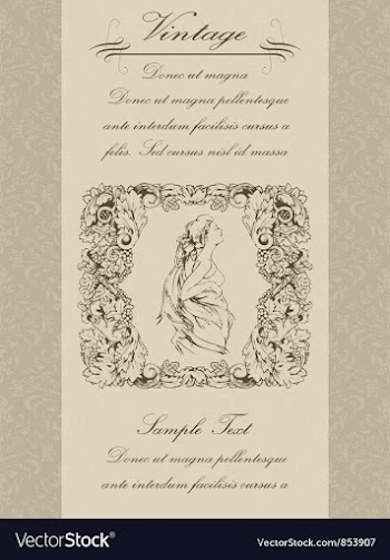 Vintage poster vector image