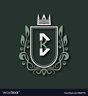 vintage premium monogram letter b heraldic