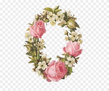 ♥vintage Printable Flower Frame ~ 'romantic Rose' By - Hybrid Tea Rose