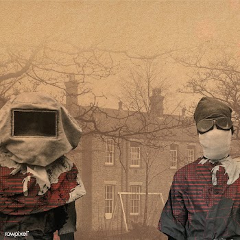 Vintage protective suits from the Spanish flu pandemic background | Free  photo - 2302001