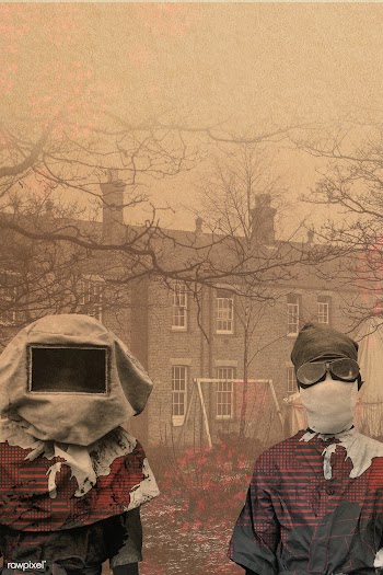 Vintage protective suits from the Spanish flu pandemic background | Free  photo - 2302006