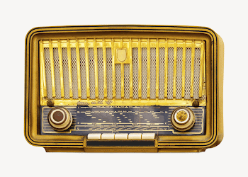 Vintage radio, isolated object image | Free PSD - rawpixel