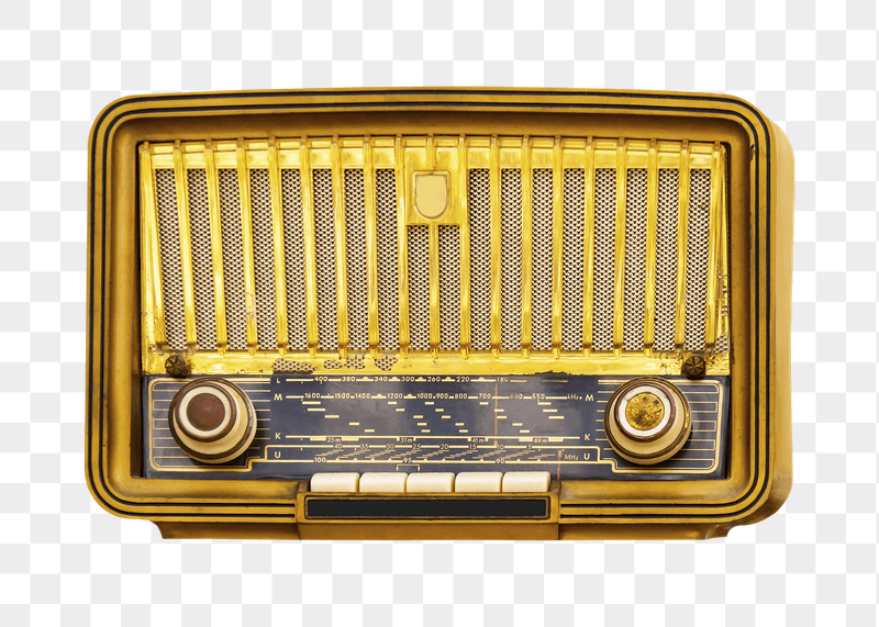 Vintage radio png sticker, transparent | Free PNG - rawpixel