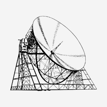 Vintage radio telescope hand drawn | Free Photo - rawpixel