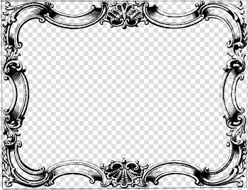 Vintage Rectangle Frame With Border transparent background PNG clipart
