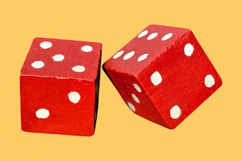 Vintage red dice, remixed from artworks by… | Free stock illustration | High Resolution graphic