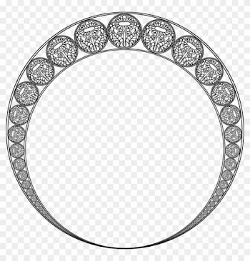 Vintage Replica Borderart 2a By Bnspyrd On Deviantart - Art Nouveau Frame Circle