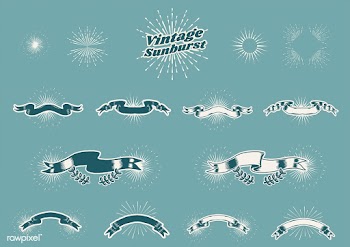 Vintage ribbon banners | Free stock vector - 581810
