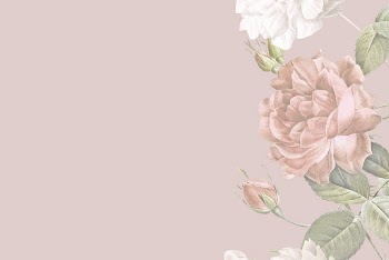 Vintage rose background, flower border | Free PSD - rawpixel