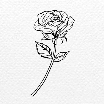 Vintage rose flower tattoo art, | Free PSD Illustration - rawpixel