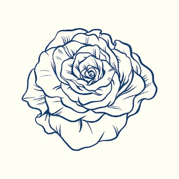 Vintage rose flower tattoo art, | Free PSD Illustration - rawpixel