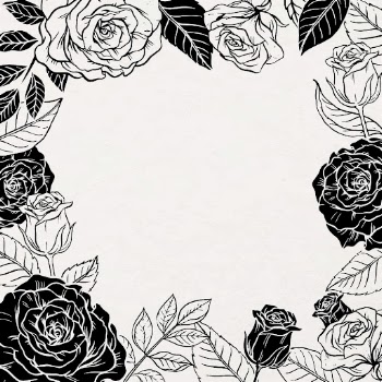 Vintage rose frame background, flower | Free Vector - rawpixel
