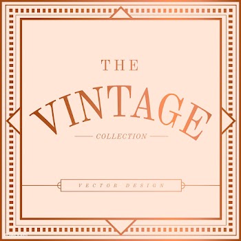 Vintage rose gold art nouveau badge vector | Free stock vector - 519532