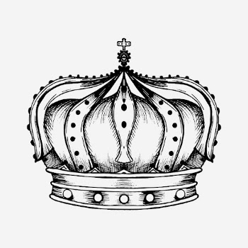 Vintage royal crown hand drawn | Free Photo - rawpixel