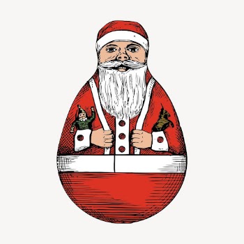 Vintage Santa Claus, Christmas clipart | Free Vector Illustration - rawpixel
