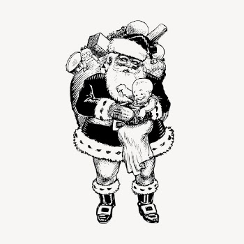 Vintage Santa Claus, Christmas illustration | Free Vector Illustration - rawpixel