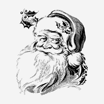 Vintage Santa hand drawn illustration. | Free Photo - rawpixel