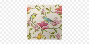 Vintage Seamless Background - Cumberland Blue Bird Notebook Casebound A5 100 Leaf