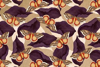 Vintage seamless butterfly patterned background, | Free Photo - rawpixel
