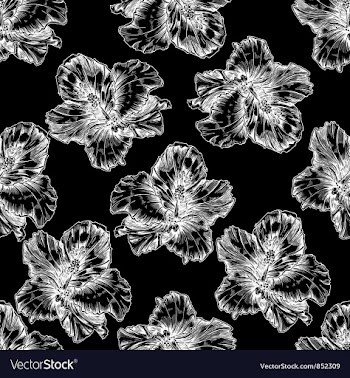 Vintage seamless floral wallpaper vector image