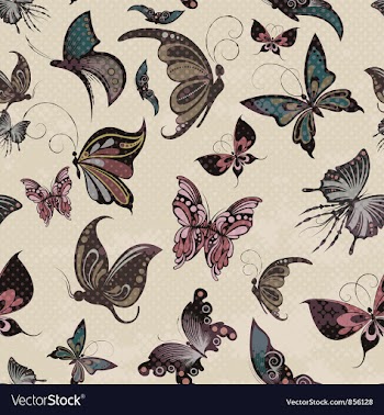 Vintage seamless pattern vector image