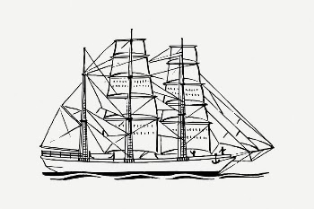 Vintage ship clipart, explore illustration | Free PSD Illustration - rawpixel