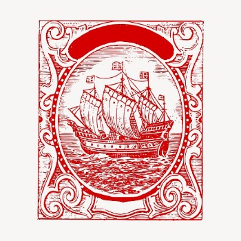 Vintage ship  illustration, water | Free Vector Illustration - rawpixel
