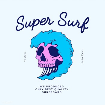 Vintage skull and word design vector | Free stock vector - 517003