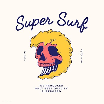 Vintage skull and word design vector | Free stock vector - 517016