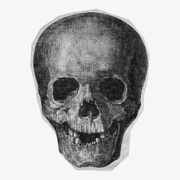 Vintage skull collage element psd | Free PSD - rawpixel
