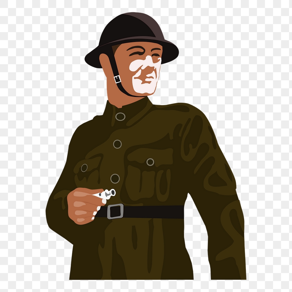 Vintage soldier png sticker character | Free PNG - rawpixel