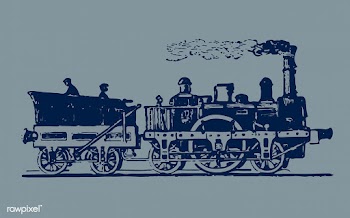 Vintage steam train illustration | Free stock vector - 539767