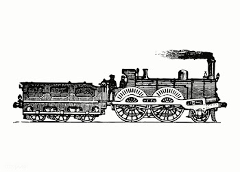 Vintage steam train illustration | Free stock vector - 559755