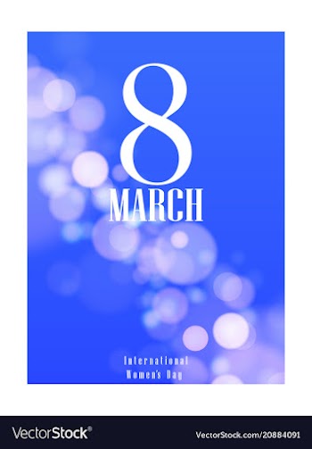 Vintage style 8 march design elements 8 march vector image