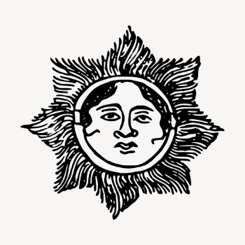 Vintage sun clipart, celestial art | Free Vector Illustration - rawpixel