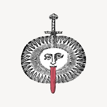 Vintage sun clipart, vintage illustration | Free Vector Illustration - rawpixel