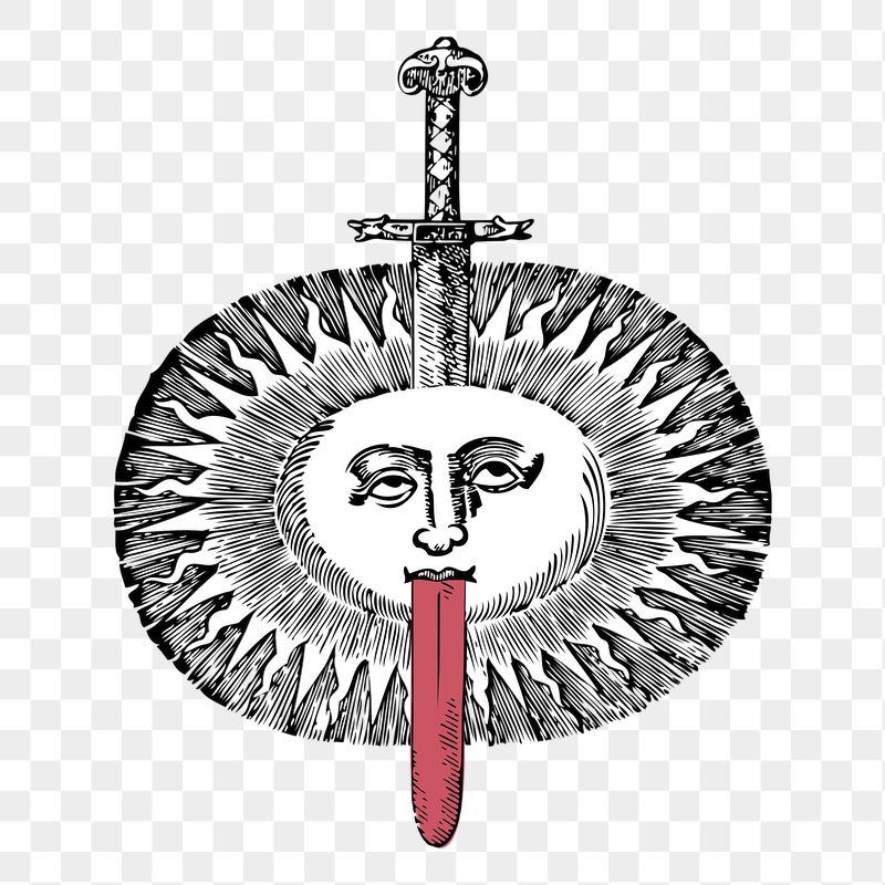Vintage sun png sticker illustration, | Free PNG - rawpixel