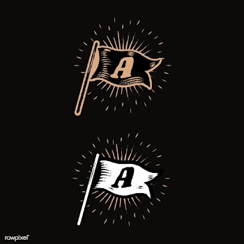 Vintage sunburst flags | Free stock vector - 581754