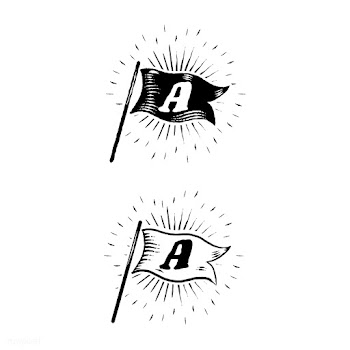 Vintage sunburst flags | Free stock vector - 581760