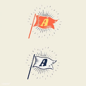 Vintage sunburst flags | Free stock vector - 581764