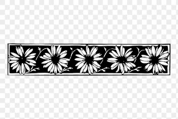 Vintage sunflower png border clipart, | Free PNG Illustration - rawpixel