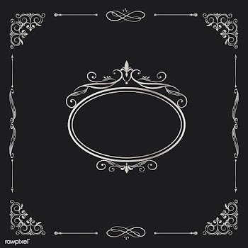 Vintage swirl blank badge | Free stock vector - 554029