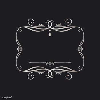 Vintage swirl blank badge | Free stock vector - 554052